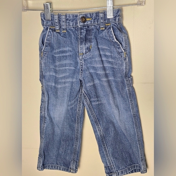 Vintage Toddler Boy's OshKosh B'Gosh Carpenter Jeans, Size 3T - Picture 1 of 5